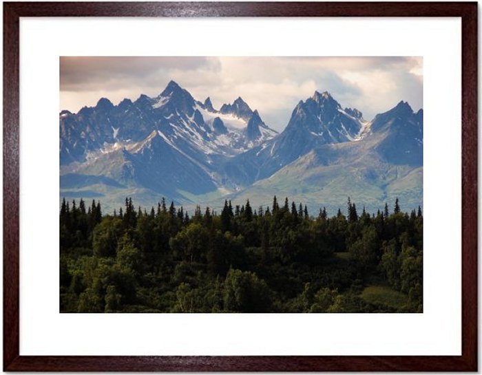 Alaska Mountains Framed Print